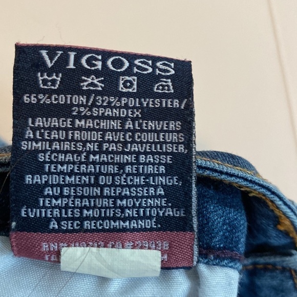 Vigoss ACE SKINNY button fly skinny jeans. High rise 26 x 28 - Picture 7 of 12